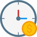 el tiempo es dinero icon