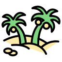 isla tropical icon