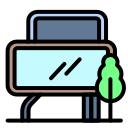 Modern house icon