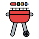 parrilla de barbacoa icon