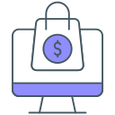 las compras en línea icon