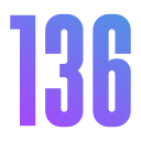 136 