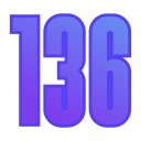 136 