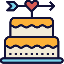 pastel de boda icon