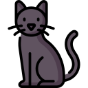 black cat Icon - Free PNG & SVG 707608 - Noun Project