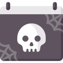 calendario de halloween icon