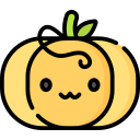 Cute pumpkin icon