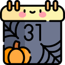 calendario de halloween icon