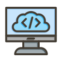 codificación en la nube icon