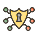 la seguridad cibernética icon