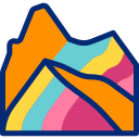 montaña arcoiris icon