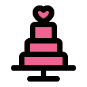 pastel de boda icon