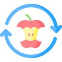 corazón de manzana icon