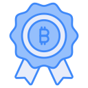 insignia de bitcoin