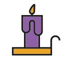 luz de una vela icon