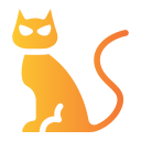 gato negro icon