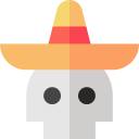 calavera mexicana icon