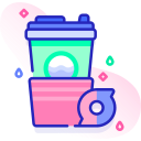 vaso de papel icon