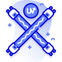 lámpara ultravioleta icon