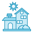 casa solar icon