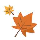 hoja de otoño icon