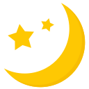 luna y estrellas icon