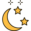 luna y estrellas icon