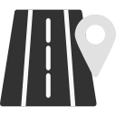 ubicación de la carretera icon