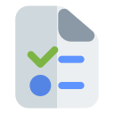 archivo de lista de verificación icon