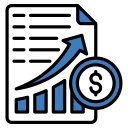 informe financiero icon