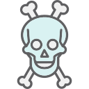 calavera y huesos icon