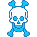 calavera y huesos icon