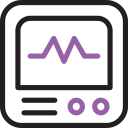 monitor de ecg icon