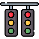 Traffic lights icon