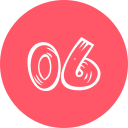 número 6 icon