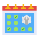 calendario de horarios icon
