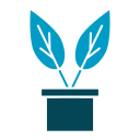 Plant pot icon