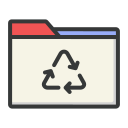 reciclaje de papel icon