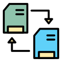 transferencia de datos icon