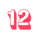 numero 12 icon