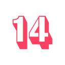 número 14 icon