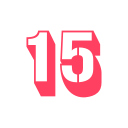 numero 15 icon