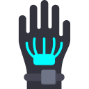 guantes con cable icon