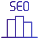 gráfico de seo icon