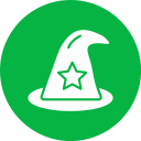 sombrero de bruja icon