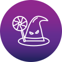 sombrero de bruja icon