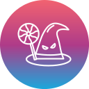 sombrero de bruja icon