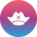 sombrero pirata icon