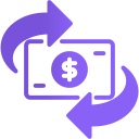 transacción monetaria icon