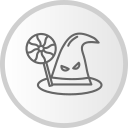 sombrero de bruja icon